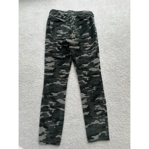 Pilcro Anthropologie Corduroy Camouflage High Rise Skinny Pants 28 - Picture 10 of 10